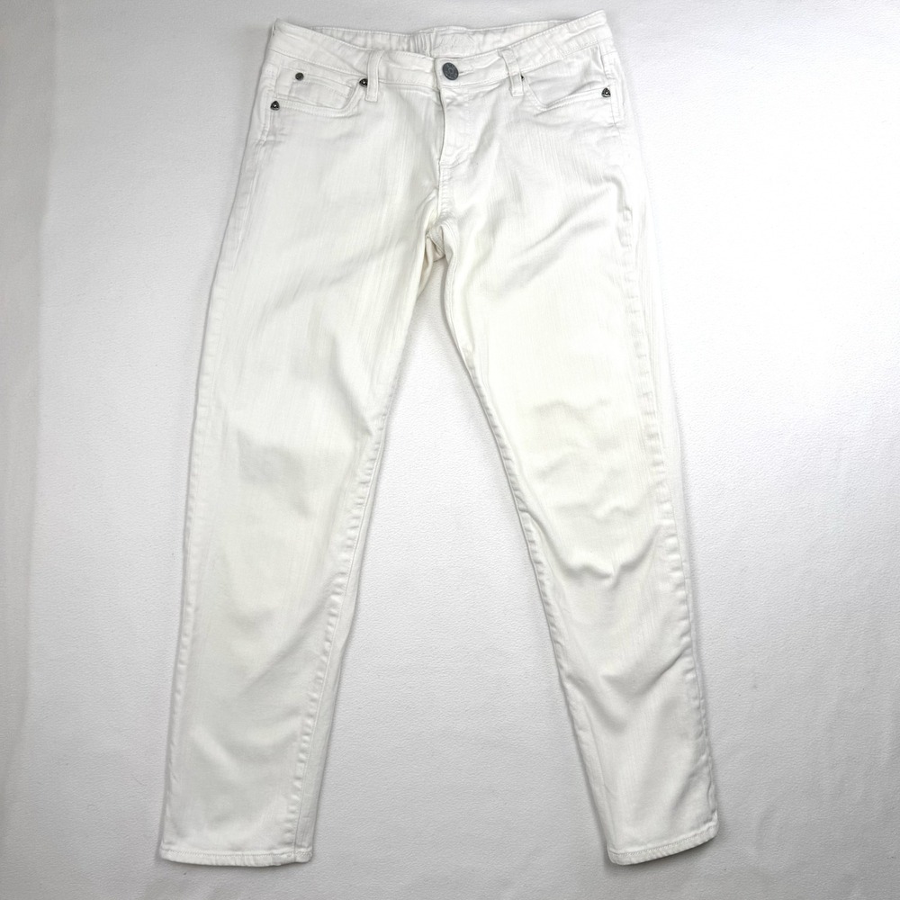 Kut from the Kloth Womens White Skinny Jeans Size 6 Stretch Denim 5-Pocket Solid